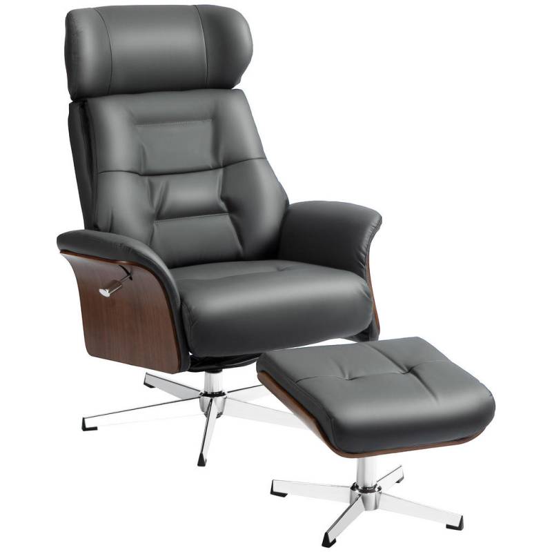 HOMCOM RELAXSESSEL Dunkelgrau