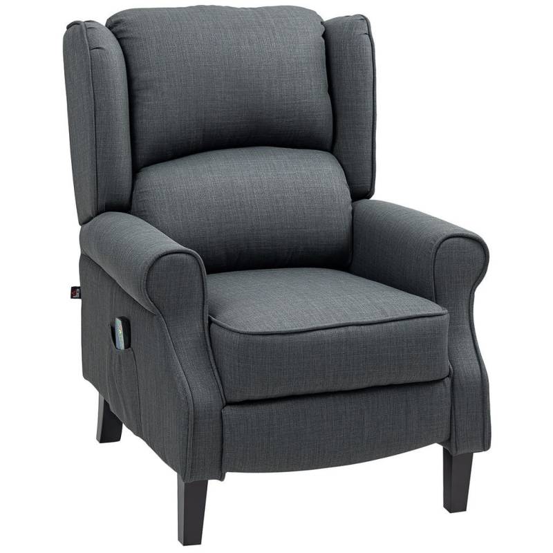 HOMCOM RELAXSESSEL Dunkelgrau