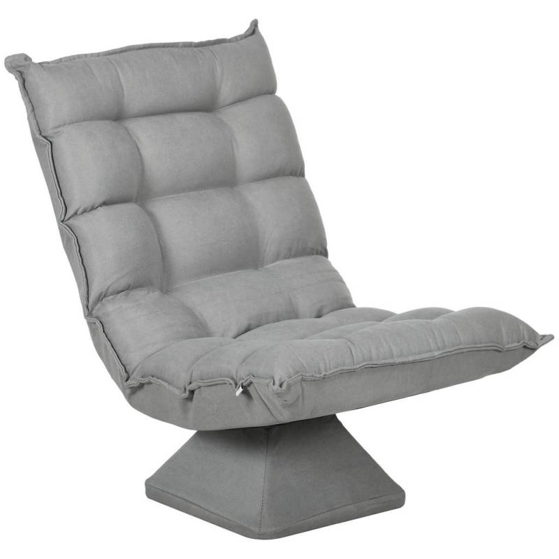 HOMCOM RELAXSESSEL Hellgrau