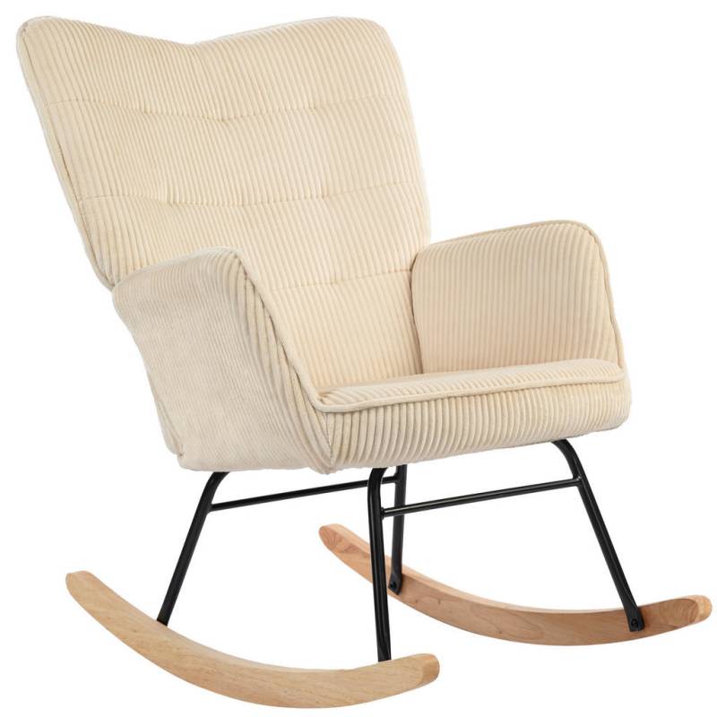 HOMCOM SCHAUKELSTUHL, Beige
