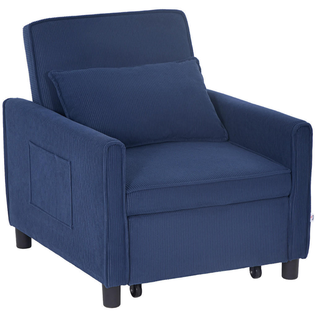 HOMCOM SCHLAFSESSEL, Blau HOMCOM SCHLAFSESSEL, Blau