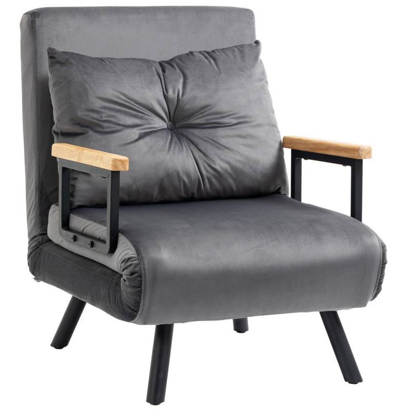 HOMCOM SCHLAFSESSEL, Dunkelgrau
