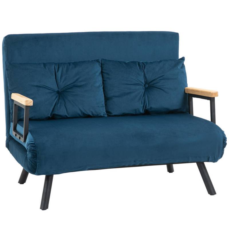 HOMCOM SCHLAFSOFA, Blau