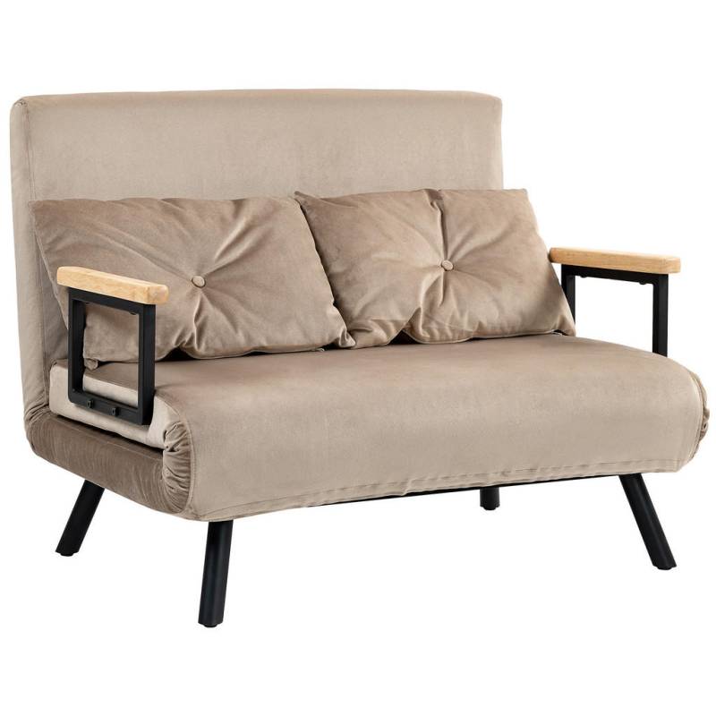 HOMCOM SCHLAFSOFA, Braun