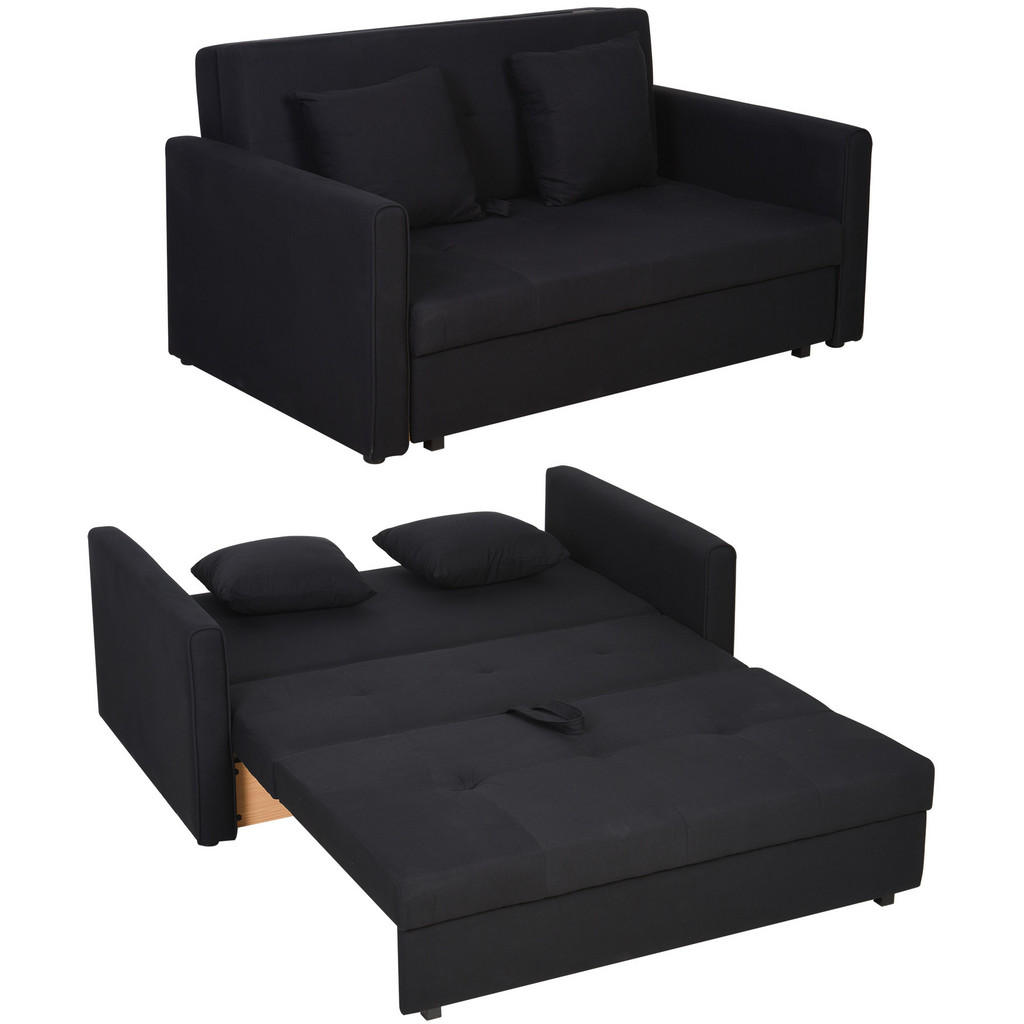 HOMCOM SCHLAFSOFA, Dunkelgrau HOMCOM SCHLAFSOFA, Dunkelgrau