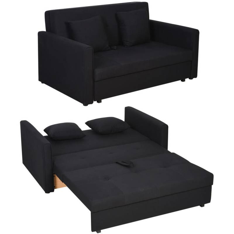 HOMCOM SCHLAFSOFA, Dunkelgrau