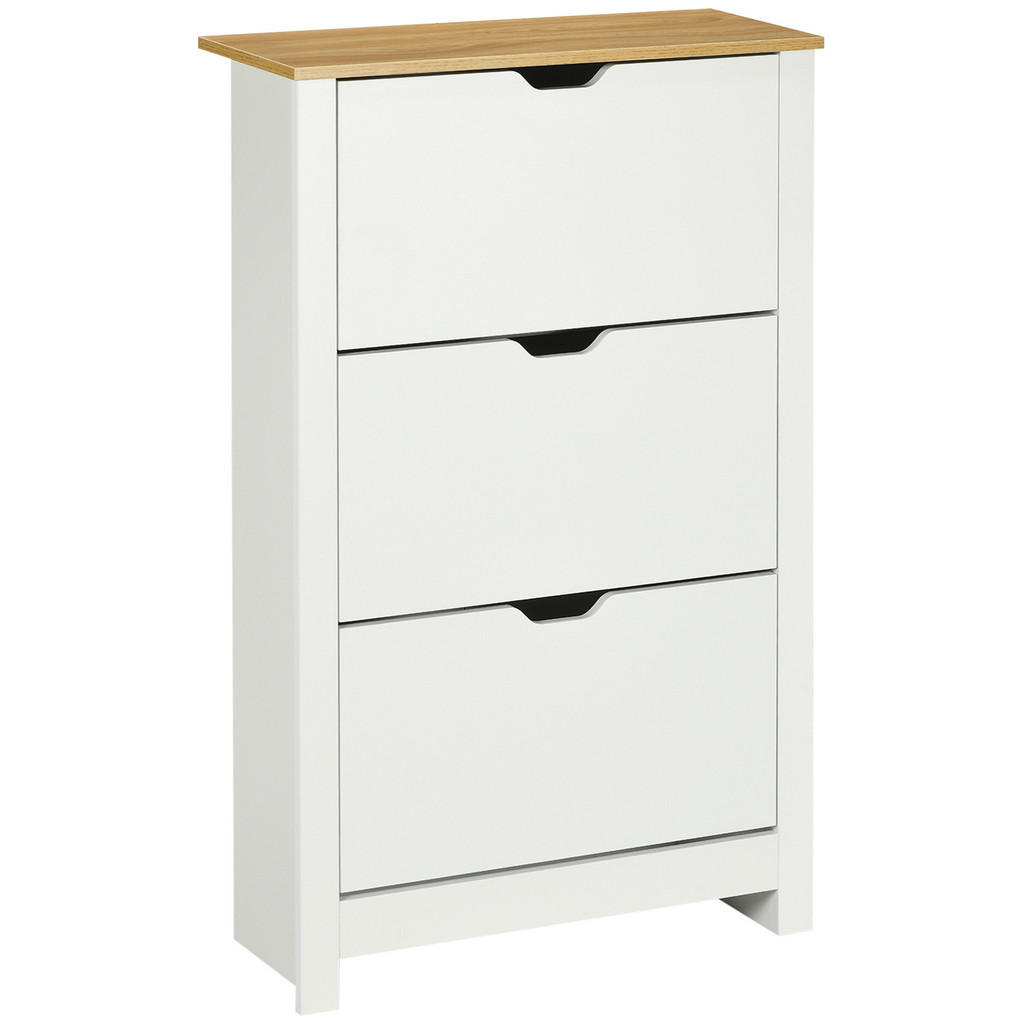 HOMCOM SCHUHSCHRANK, Weiß HOMCOM SCHUHSCHRANK, Weiß