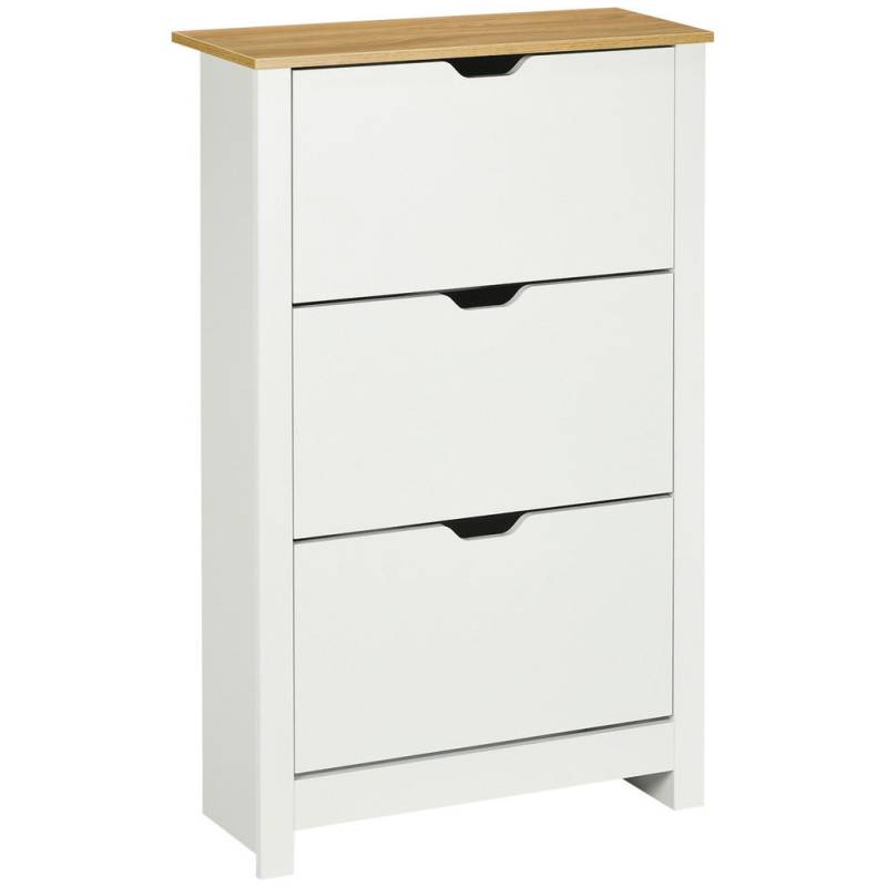 HOMCOM SCHUHSCHRANK, Weiß