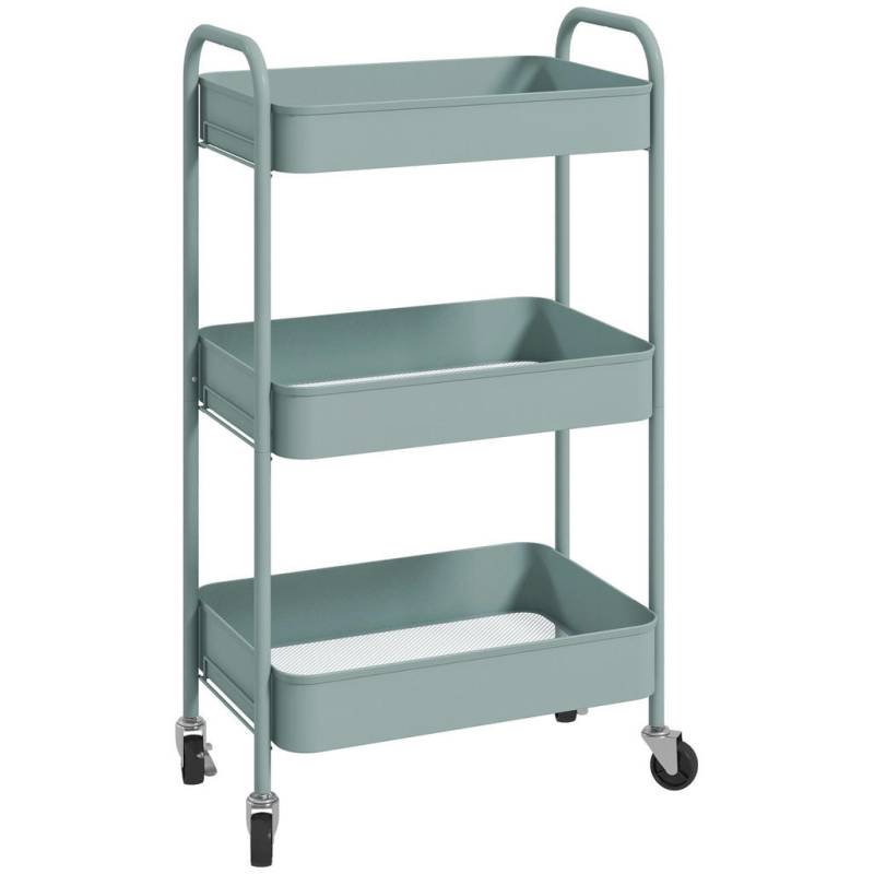 HOMCOM SERVIERWAGEN Hellblau