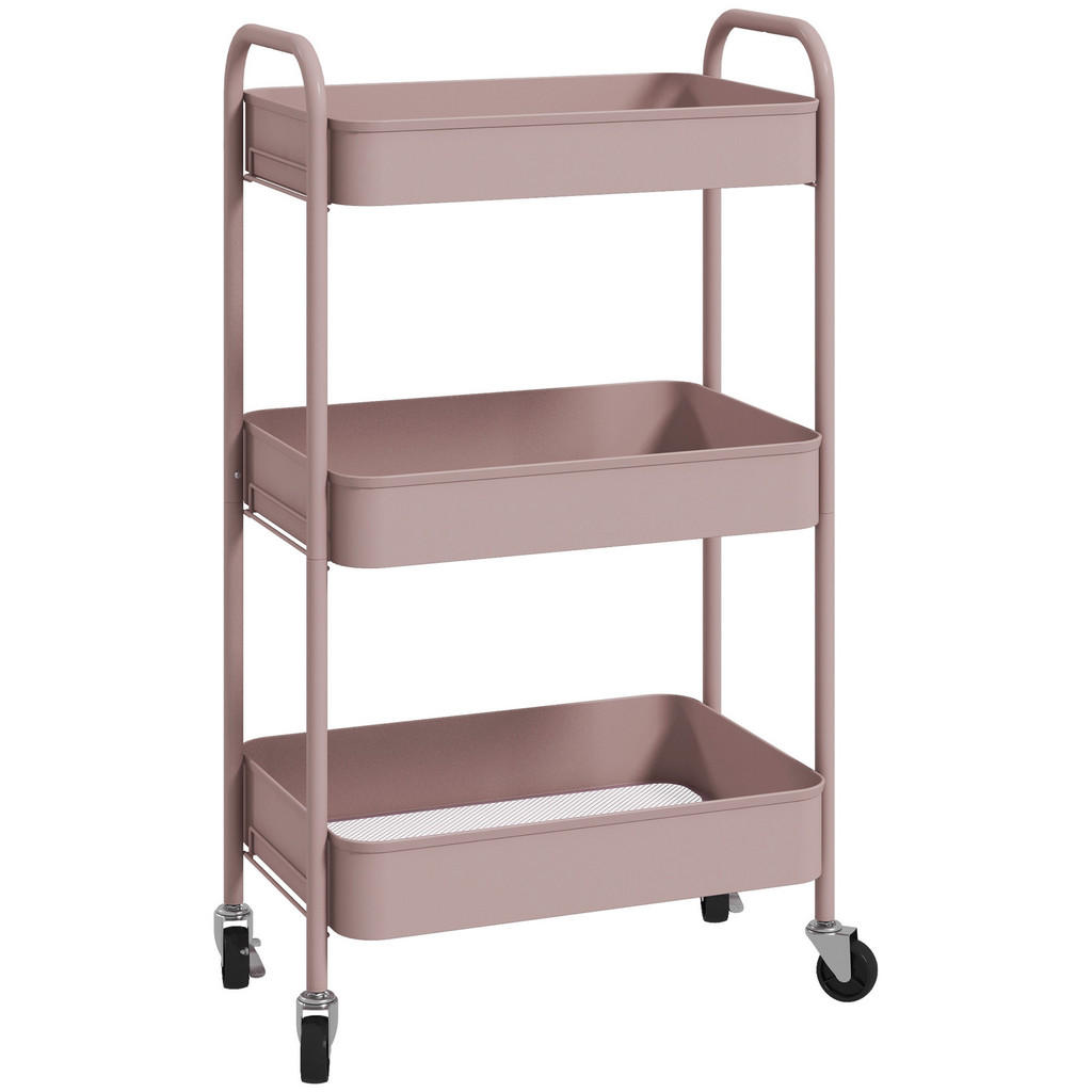 HOMCOM SERVIERWAGEN Rosa