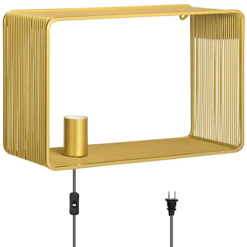 HOMCOM WANDLEUCHTE, Gold