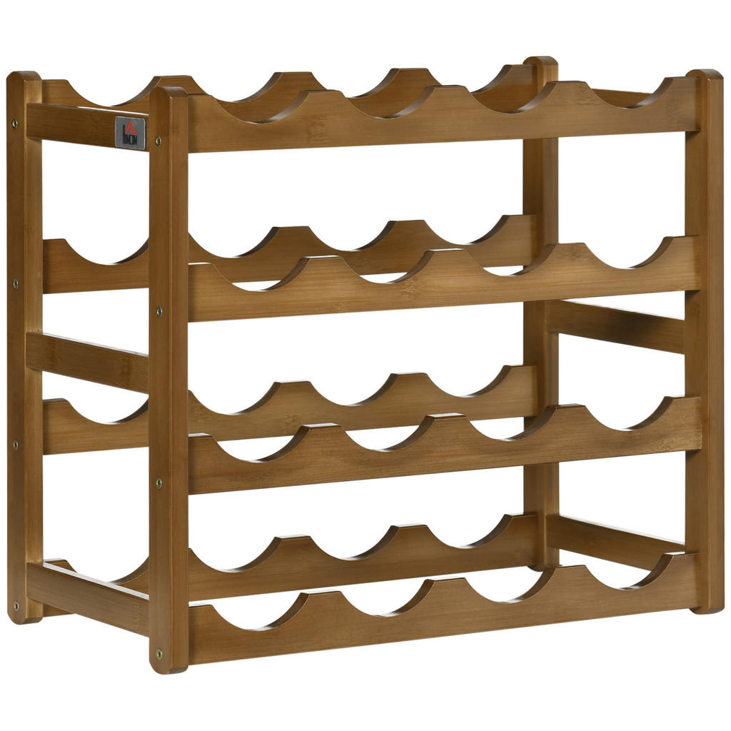 HOMCOM WEINREGAL, Braun HOMCOM WEINREGAL, Braun