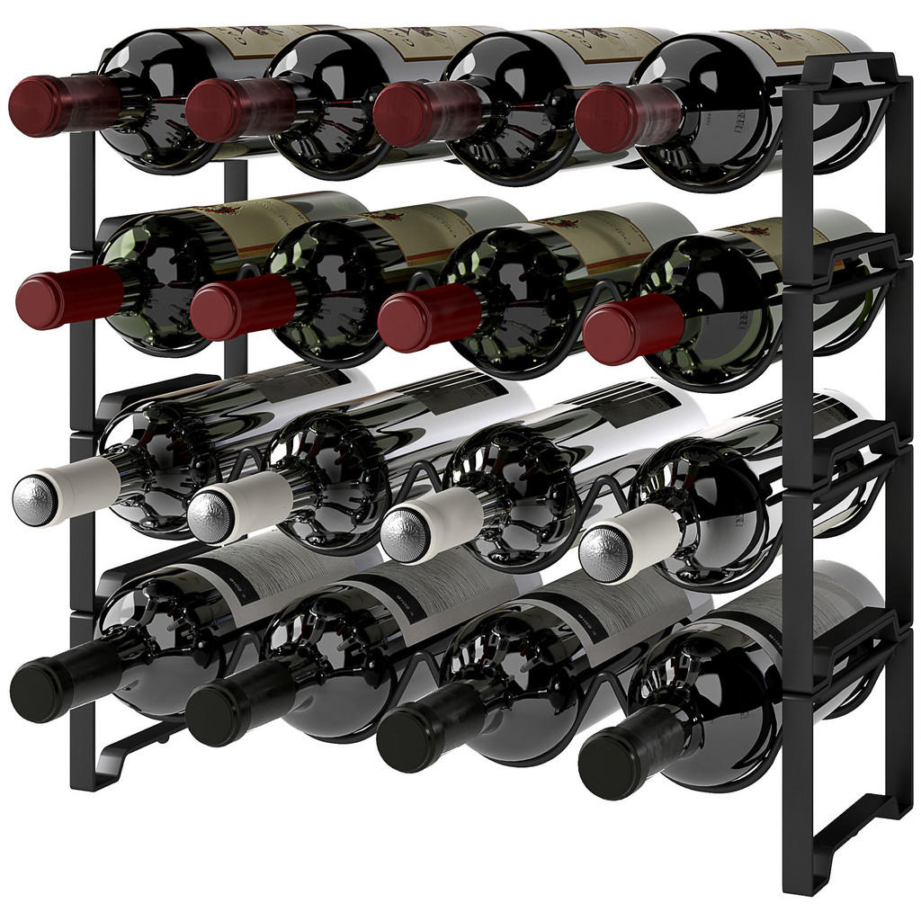 HOMCOM WEINREGAL Schwarz HOMCOM WEINREGAL Schwarz