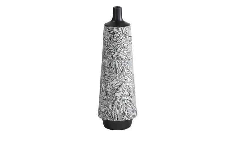 HOME STORY Deko Vase   ¦ schwarz ¦ Polyresin (Kunstharz) ¦ Maße (cm): H: 58  Ø: 18.5 Dekoration > Vasen - Möbel Kraft