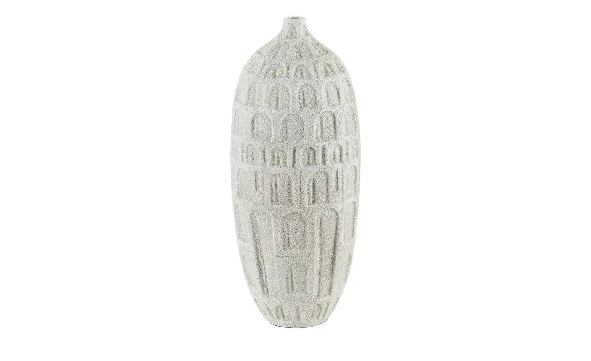 HOME STORY Deko Vase   ¦ weiß ¦ Polyresin (Kunstharz) ¦ Maße (cm): B: 20 H: 47 Accessoires > Vasen - Höffner
