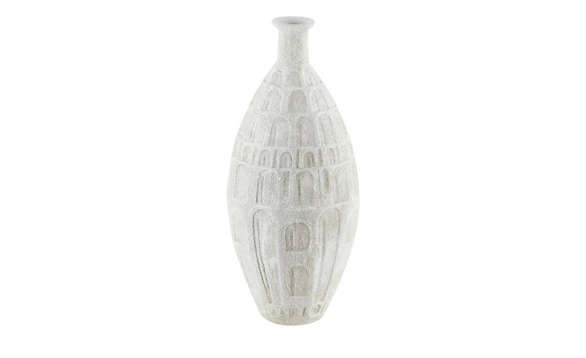 HOME STORY Deko Vase   ¦ weiß ¦ Polyresin (Kunstharz) ¦ Maße (cm): B: 27,5 H: 63 Dekoration > Vasen - Möbel Kraft