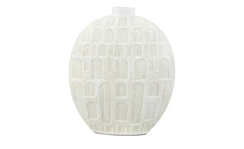 HOME STORY Deko Vase   ¦ weiß ¦ Polyresin (Kunstharz) ¦ Maße (cm): B: 30 H: 36,5 Accessoires > Vasen - Höffner