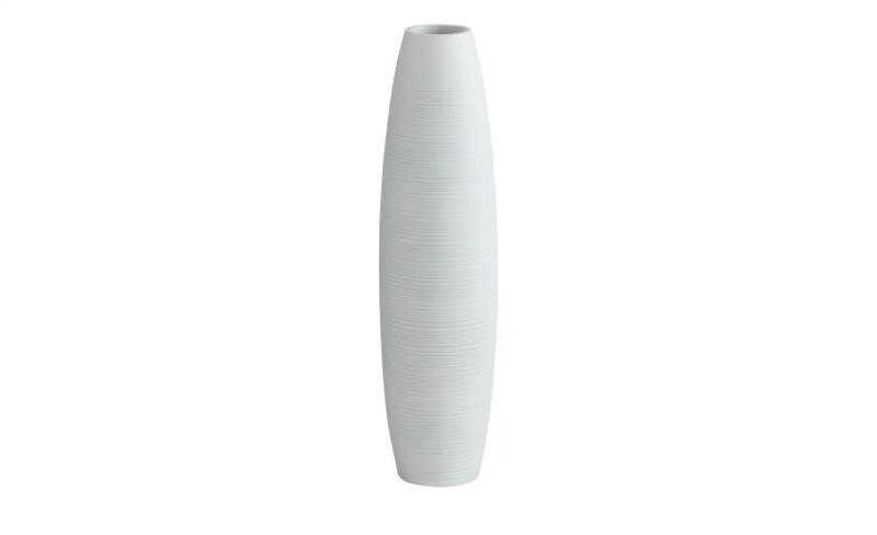 HOME STORY Deko Vase   ¦ weiß ¦ Polyresin (Kunstharz) ¦ Maße (cm): H: 65  Ø: 17.0 Dekoration > Vasen - Möbel Kraft