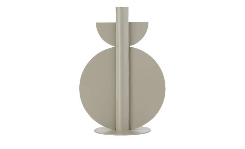 HOME STORY Kerzenhalter   ¦ grau ¦ Metall ¦ Maße (cm): B: 10 H: 22 Accessoires > Kerzen & Kerzenständer > Kerzenständer - Höffner