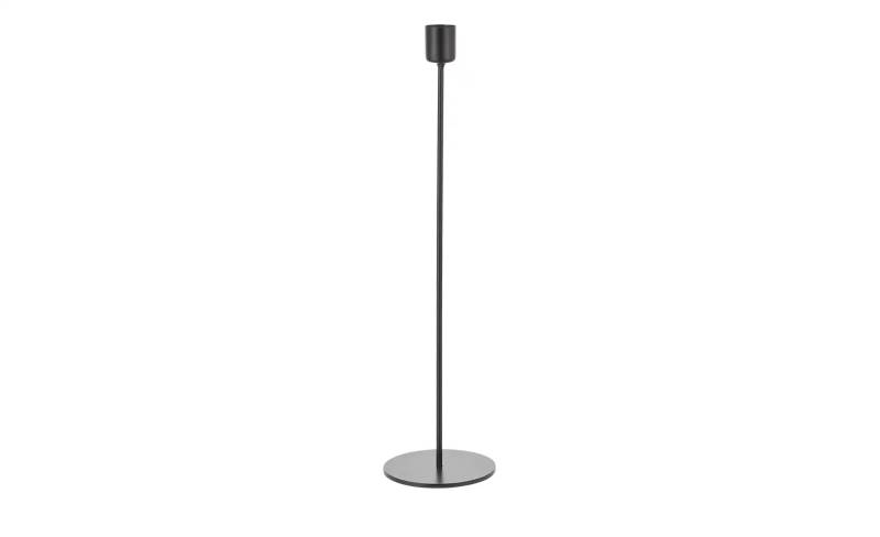 HOME STORY Kerzenhalter   ¦ schwarz ¦ Metall ¦ Maße (cm): H: 35  Ø: 8 Accessoires > Kerzen & Kerzenständer > Kerzenständer - Höffner