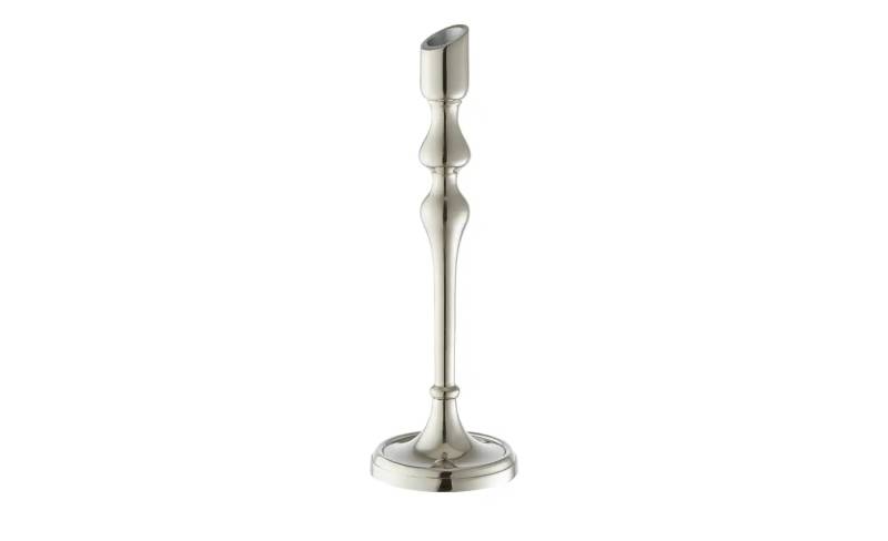 HOME STORY Kerzenhalter   ¦ silber ¦ Aluminium ¦ Maße (cm): B: 9 H: 28 T: 9.0 Dekoration > Kerzen & Kerzenständer > Kerzenständer - Möbel Kraft