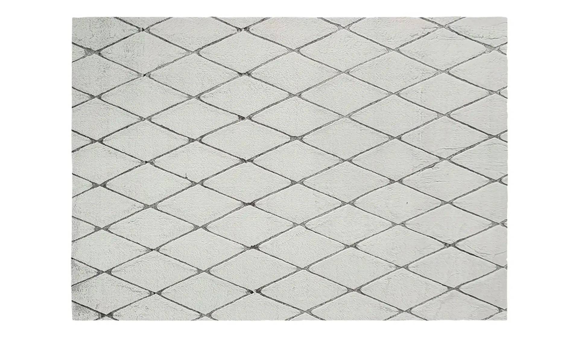 como Kurzflorteppich  Cross Soft ¦ grau ¦ Synthetische Fasern ¦ Maße (cm): B: 140 Teppiche > Einfarbige Teppiche - Höffner