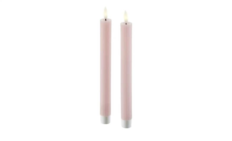 HOME STORY LED Stabkerze  2er Set   ¦ Paraffin,Kunststoff ¦ Maße (cm): H: 20  Ø: 2.2 Accessoires > Kerzen & Kerzenständer - Höffner