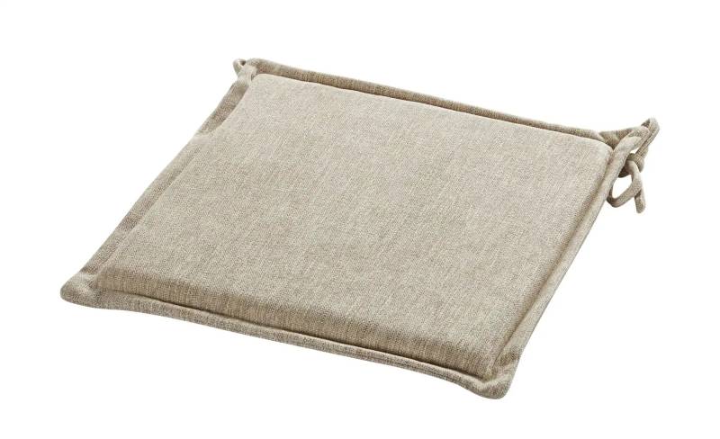 HOME STORY Stuhlkissen  Melina ¦ beige ¦ Maße (cm): B: 40 H: 5 Heimtextilien > Kissen > Stuhlkissen - Möbel Kraft
