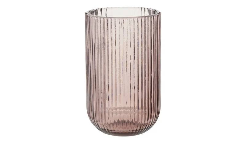 HOME STORY Teelichtglas   ¦ rosa/pink ¦ Glas ¦ Maße (cm): B: 8 H: 13 Accessoires > Kerzen & Kerzenständer > Teelichthalter - Höffner