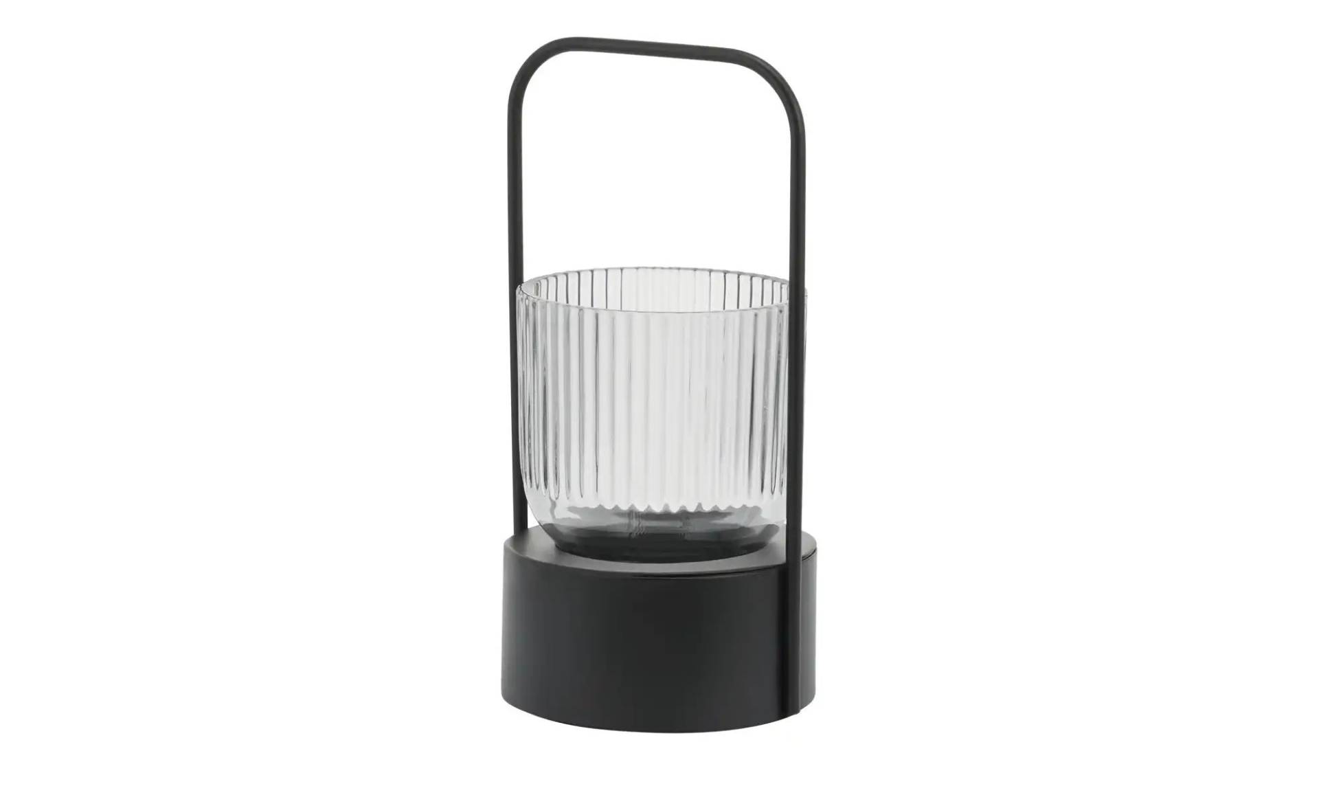 HOME STORY Teelichthalter   ¦ schwarz ¦ Metall,Glas ¦ Maße (cm): B: 10,7 H: 20,3 T: 9.7 Dekoration > Kerzen & Kerzenständer > Teelichthalter - Möbel Kraft