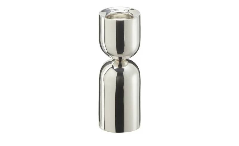 HOME STORY Teelichthalter   ¦ silber ¦ Edelstahl ¦ Maße (cm): H: 19  Ø: 6 Accessoires > Kerzen & Kerzenständer > Teelichthalter - Höffner