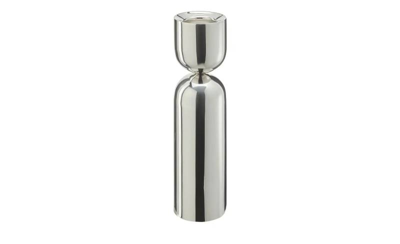 HOME STORY Teelichthalter   ¦ silber ¦ Edelstahl ¦ Maße (cm): H: 26  Ø: 6 Accessoires > Kerzen & Kerzenständer > Teelichthalter - Höffner