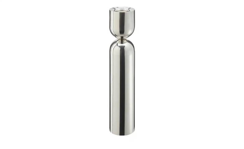 HOME STORY Teelichthalter   ¦ silber ¦ Edelstahl ¦ Maße (cm): H: 32  Ø: 6 Accessoires > Kerzen & Kerzenständer > Teelichthalter - Höffner