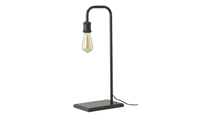 KHG Tischleuchte  1-flammig  schwarz   ¦ schwarz ¦ Maße (cm): B: 16 H: 58 T: 24.0 Sale > Lampen-Sale - Möbel Kraft