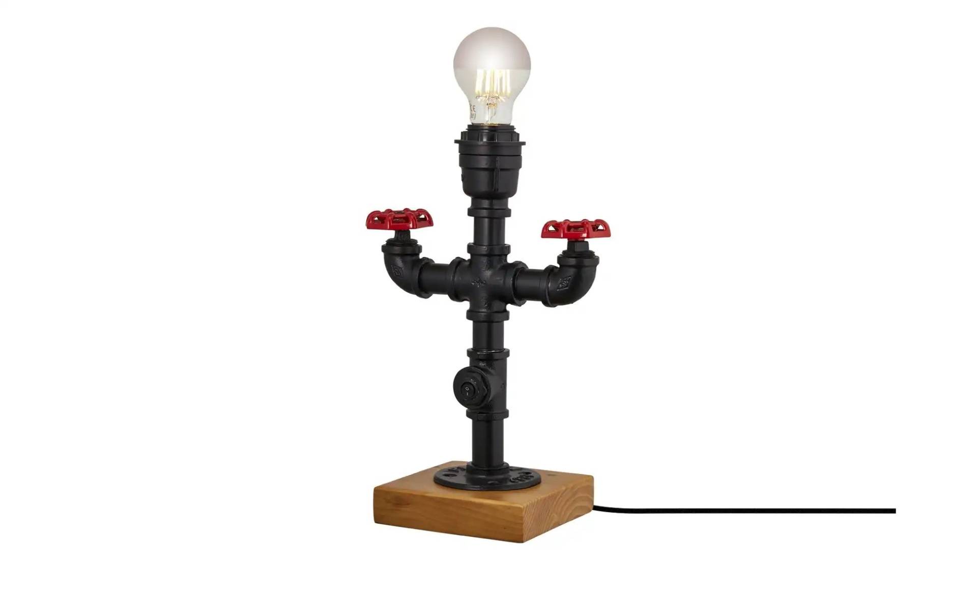 KHG Tischleuchte, 1-flammig `Leitung´ ¦ schwarz ¦ Maße (cm): B: 13 H: 31 T: 18 Lampen & Leuchten > Tischlampen - Höffner