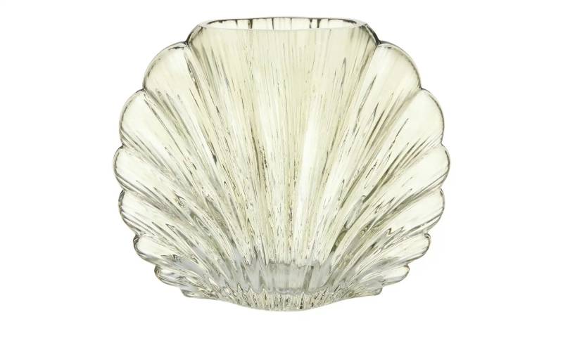 HOME STORY Vase Muschel   ¦ braun ¦ Glas ¦ Maße (cm): B: 9,3 H: 14,2 Dekoration > Vasen - Möbel Kraft