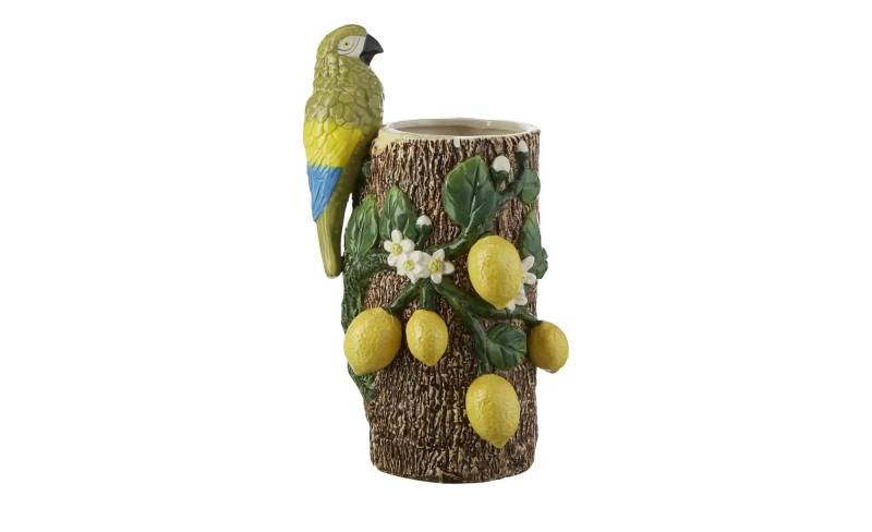HOME STORY Vase Papagei   ¦ mehrfarbig ¦ Dolomite ¦ Maße (cm): B: 17 H: 29 T: 14.0 Accessoires > Vasen - Höffner