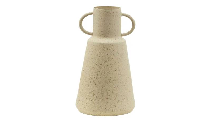 HOME STORY Vase   ¦ beige ¦ Aluminium ¦ Maße (cm): H: 19,5  Ø: 11 Accessoires > Vasen - Höffner