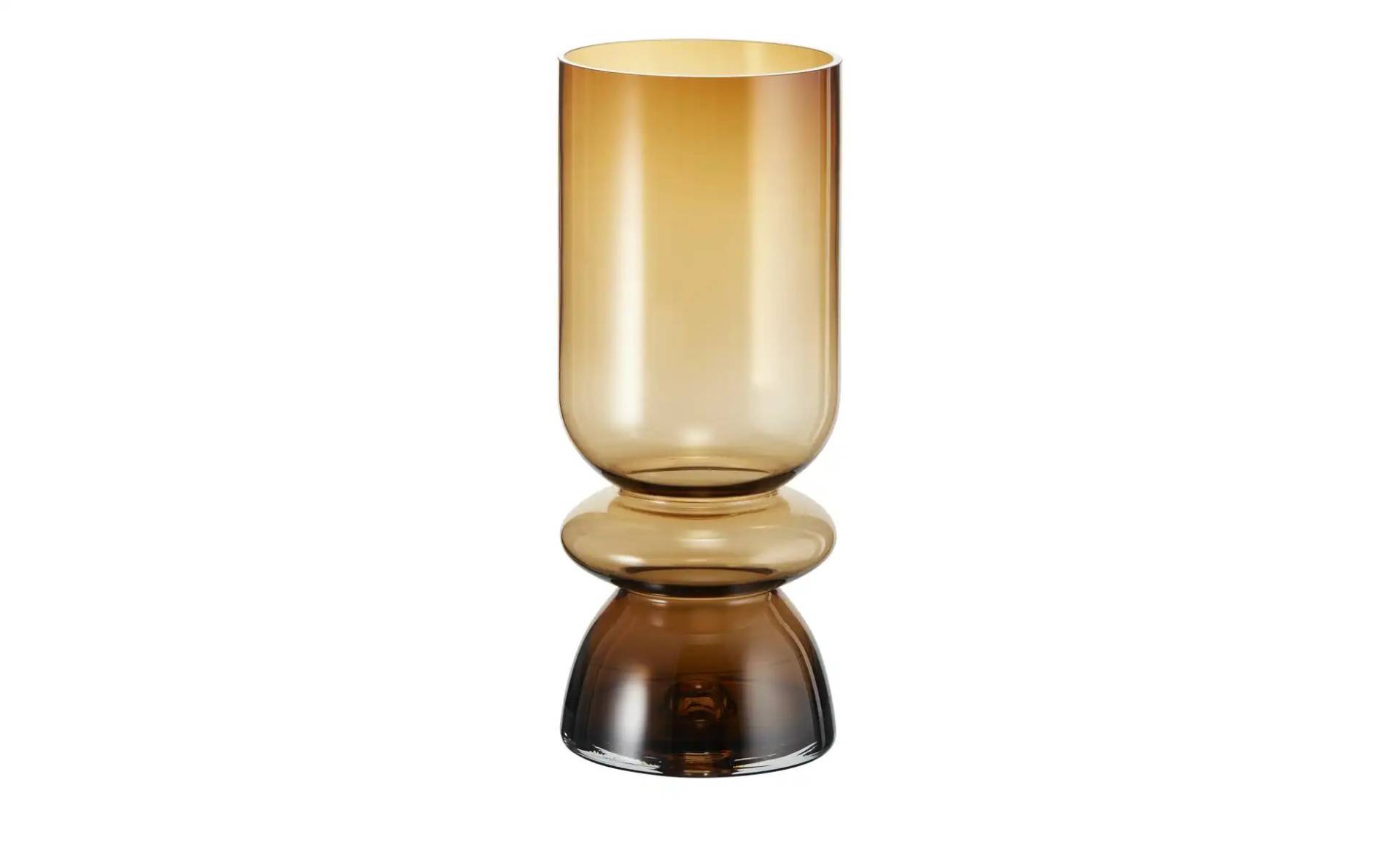 HOME STORY Vase   ¦ braun ¦ Glas ¦ Maße (cm): H: 36  Ø: 14.5 Dekoration > Vasen - Möbel Kraft