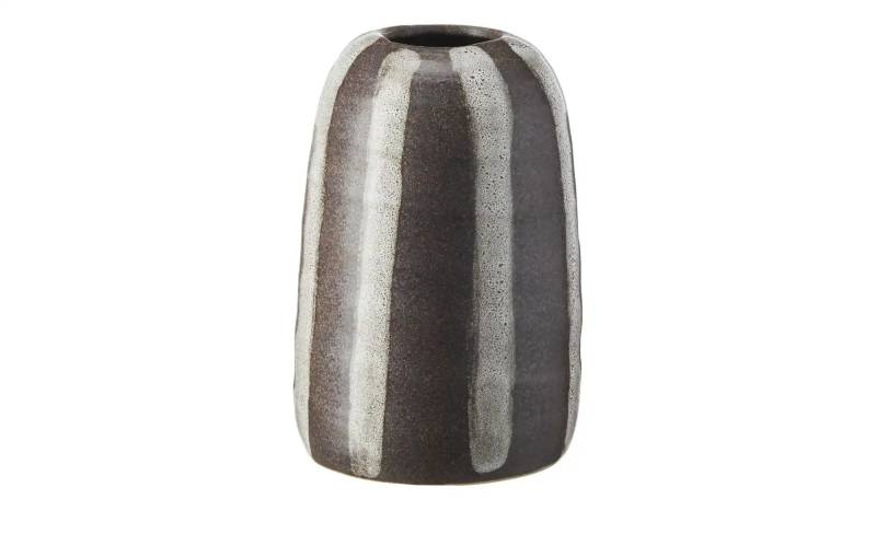 HOME STORY Vase   ¦ braun ¦ Steinzeug ¦ Maße (cm): H: 18,5  Ø: 12.5 Accessoires > Vasen - Höffner