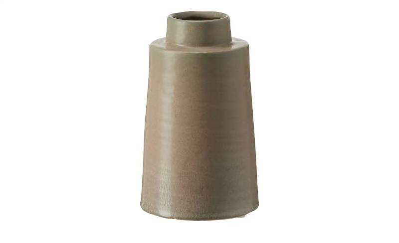HOME STORY Vase   ¦ braun ¦ Steinzeug ¦ Maße (cm): H: 20,5  Ø: 12.5 Accessoires > Vasen - Höffner