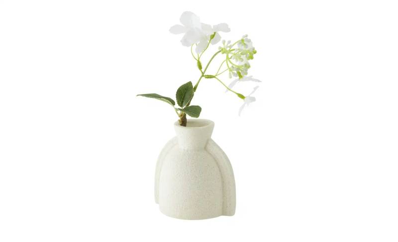 HOME STORY Vase   ¦ creme ¦ Porzellan ¦ Maße (cm): H: 10,5  Ø: 10.5 Dekoration > Vasen - Möbel Kraft