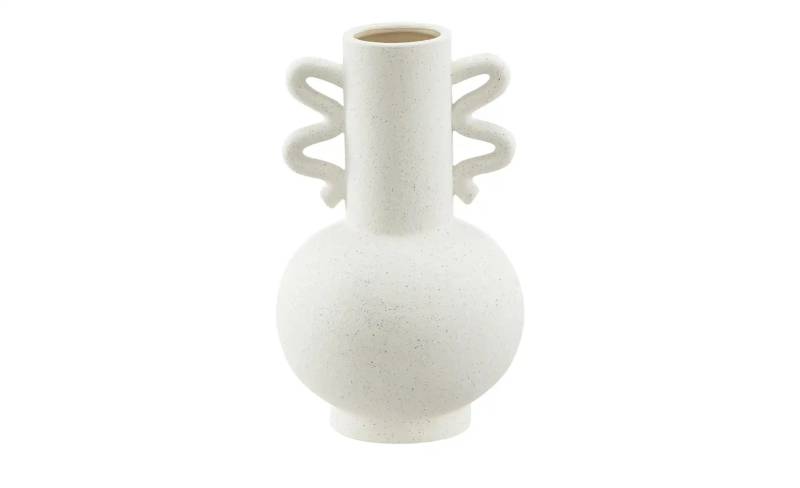 HOME STORY Vase   ¦ creme ¦ Steinzeug ¦ Maße (cm): B: 14 H: 23,5 Accessoires > Vasen - Höffner