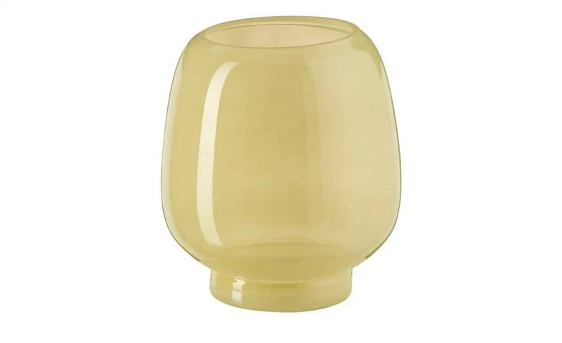 HOME STORY Vase   ¦ gelb ¦ Glas ¦ Maße (cm): H: 22  Ø: 19.5 Dekoration > Vasen - Möbel Kraft