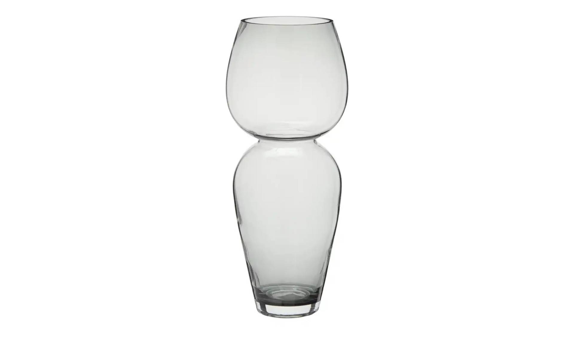 HOME STORY Vase   ¦ grau ¦ Glas ¦ Maße (cm): B: 17 H: 41,5 Dekoration > Vasen - Möbel Kraft