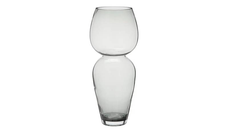 HOME STORY Vase   ¦ grau ¦ Glas ¦ Maße (cm): B: 17 H: 41,5 Dekoration > Vasen - Möbel Kraft