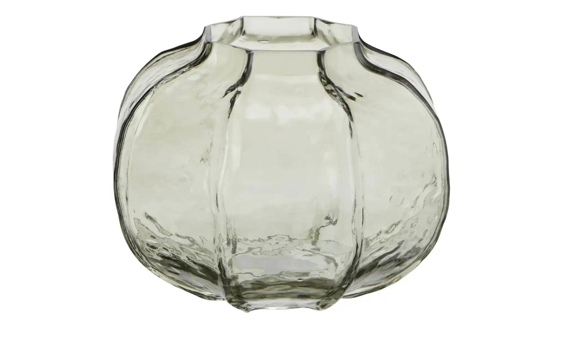 HOME STORY Vase   ¦ grau ¦ Glas ¦ Maße (cm): H: 14,8  Ø: 20.0 Dekoration > Vasen - Möbel Kraft