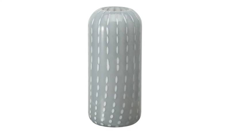 HOME STORY Vase   ¦ grau ¦ Glas ¦ Maße (cm): H: 33  Ø: 15.0 Dekoration > Vasen - Möbel Kraft