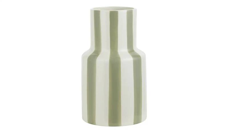 HOME STORY Vase   ¦ grün ¦ Dolomite ¦ Maße (cm): H: 23  Ø: 13.3 Accessoires > Vasen - Höffner