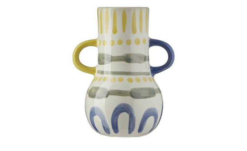 HOME STORY Vase   ¦ mehrfarbig ¦ Steingut ¦ Maße (cm): B: 12,3 H: 20 Accessoires > Vasen - Höffner